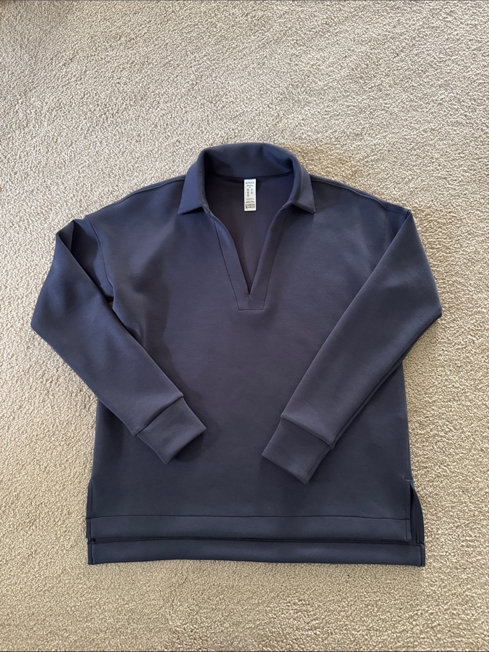 SPANX air essentials polo top